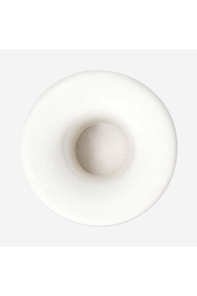 White Ceramic Toothbrush Holder