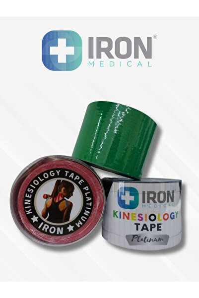 Kinesiology Tape Platinum Kinesio спортска лента за мускули 5cmx5m зелена