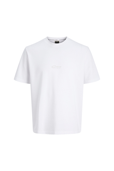 Fusion Back Print Men's White T-Shirt (12289911-Bw)