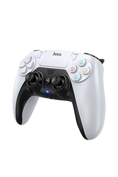 GA1 Phoenix безжичен гејмерски контролер компатибилен со повеќе платформи (PS4 и PC) - бел