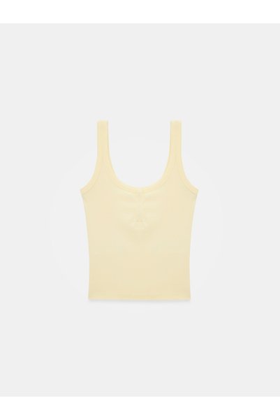 21096 Strap Top-Light Yellow