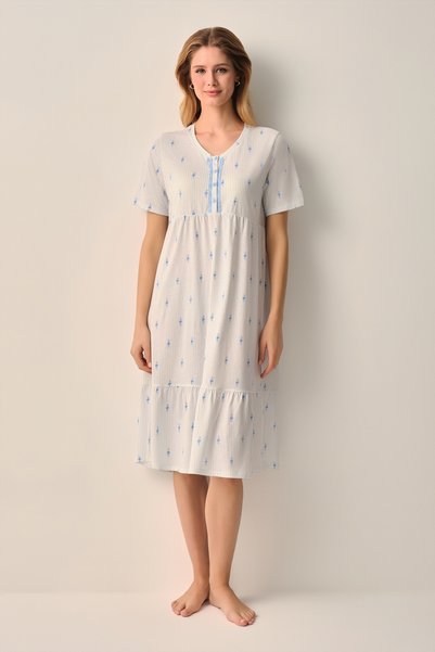 Maria Cotton Maternity Nightgown