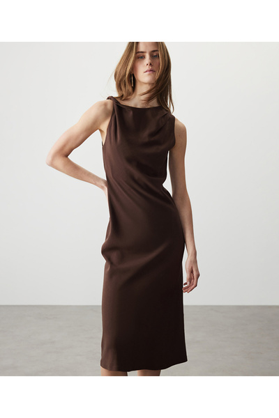 Asymmetrical Sleeve Dress