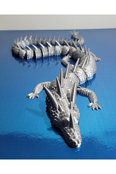 55 cm фигура на џиновски змеј – 3D печатена декоративна статуа на змеј – детален дизајн