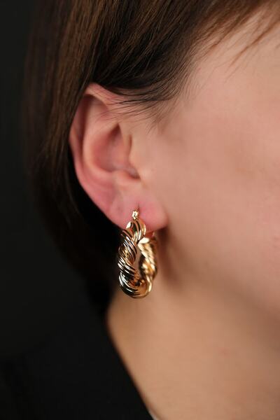 Steel Invoiced Earrings, Guaranteed to Not Fade Color