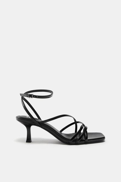 Strappy heeled sandals