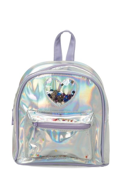 Pullu Heart 5Fx Gray Multi Girl's Backpack