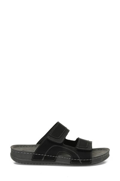 408037 .M5Fx Black Men's Slippers