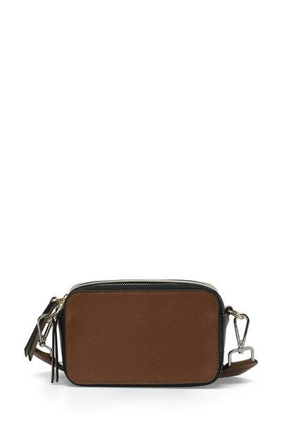 Pu Clrblk Kst Cprz 4Fx Camel Women's Crossbody Bag