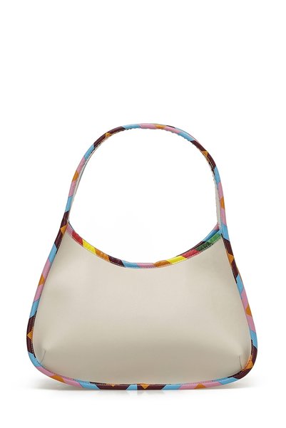 SKIN COLORED STRIPED SHOULDER 4FX ECRU MULTI Women's Shoulder Bag
