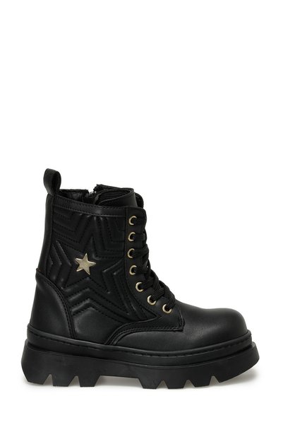 TUNK F 3PR Black Girls Biker Boots