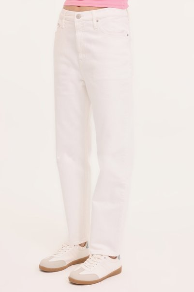 Julie Uh Str Bh6193 Ecru Women's Jean Pants