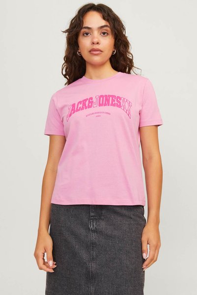 JXAVA REG SS TEE JRS Ecru Women's Short Sleeve T-Shirt