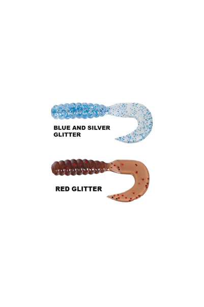 SWIM WORM 5.5CM TPR миризлив силикон 8 парчиња (ципура лаврак)