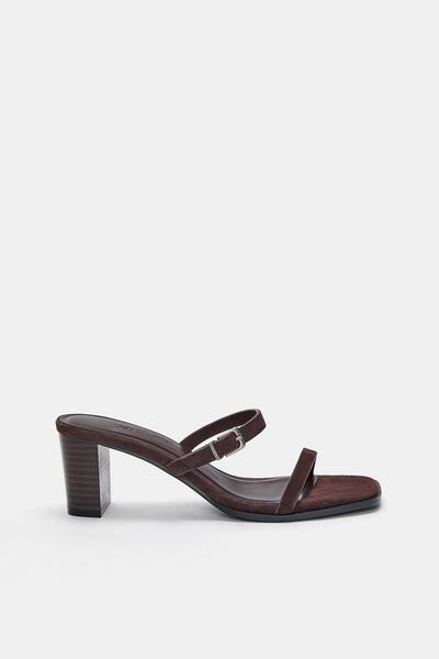 Leather Sandals with Buckle