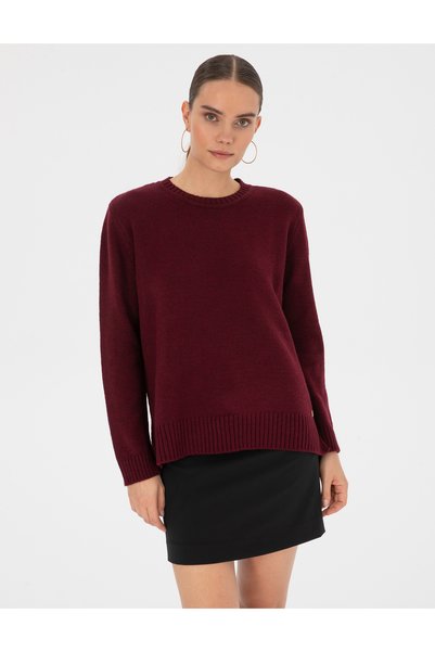 Vişne Comfort Fit Sweater 50316310-Vr223