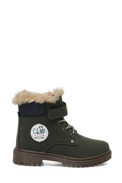 Camp P 5Pr Green Boy's Worker Boots