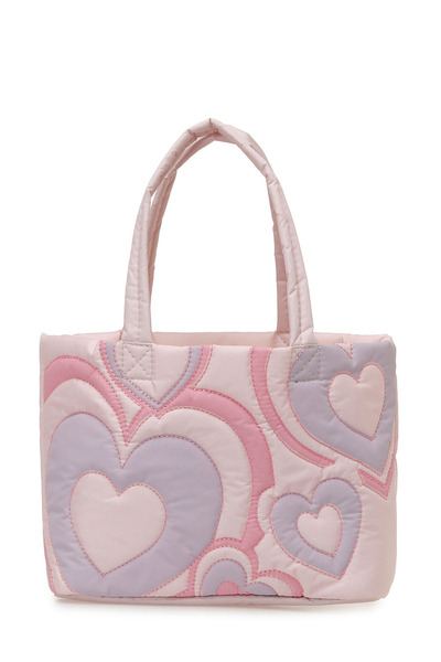 Pink Heart Cprz 5Pr Multi-Colored Girl's Handbag