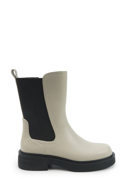 Candice 5Pr Off-White Women's Flat Boots