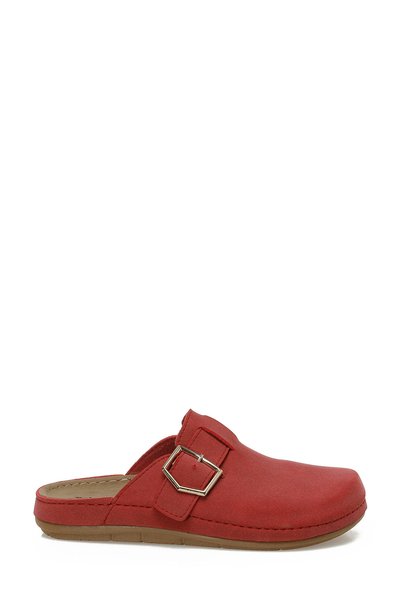 609033.Z5Pr Red Women's Sabo Slippers