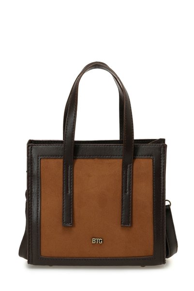 Suet Western El 4Pr Tan Women's Handbag