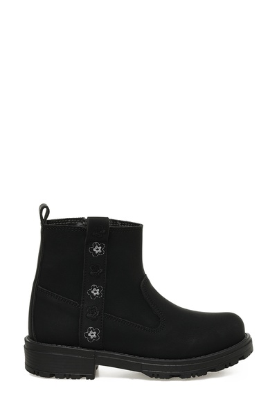 LOUIS.F 3PR Black Girls Biker Boots