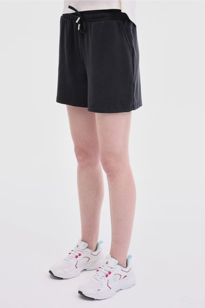 Wl Rain 20Ss182 5Fx Black Women's Shorts
