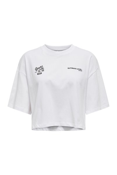 Onlsue S/S Sport Top Box White Women's Short Sleeve T-Shirt