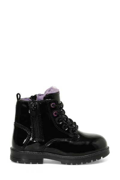 Marn 4Pr Black Girl's Worker Boots