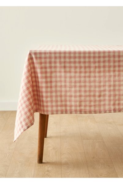 100% Cotton Pavia Tablecloth Plum (150X250 cm)