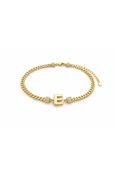 Steel Letter Bracelet