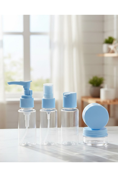 Сет за патување со козметички организатори 30 ml, 5 парчиња - LSNTKN-RS4937