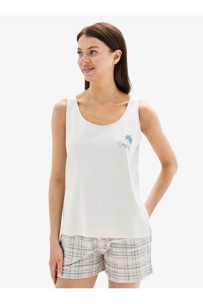 Women's Pajama Set 52070 - Cream