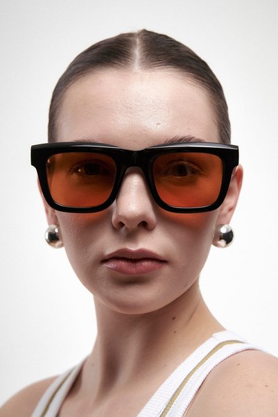 Velmor Black Orange Circadian Balance Glasses