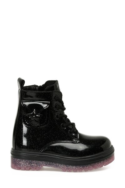 Lopan.P5Pr Black Girl's Worker Boots