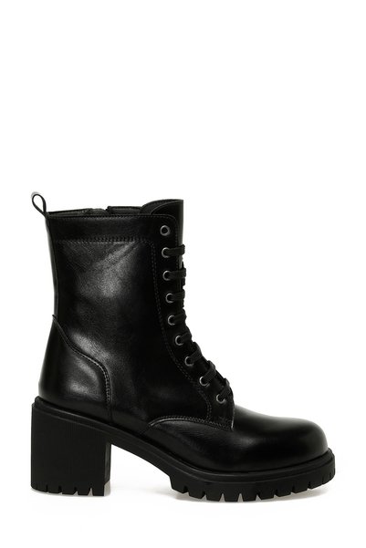 25K-6008 5Pr Black Women's Heeled Boots