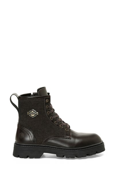 Harrison 4Pr Brown Men's Biker Boots