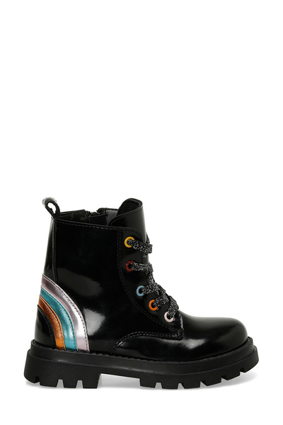 Diverti.P 4Pr Black Girl's Worker Boots