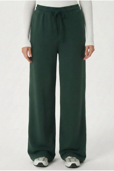 Women's Modal Select Wide Leg Khaki Sweatpants