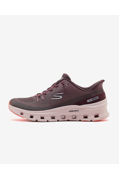 Arch fit glide-step pro women's maroon sports shoes 150730 plum