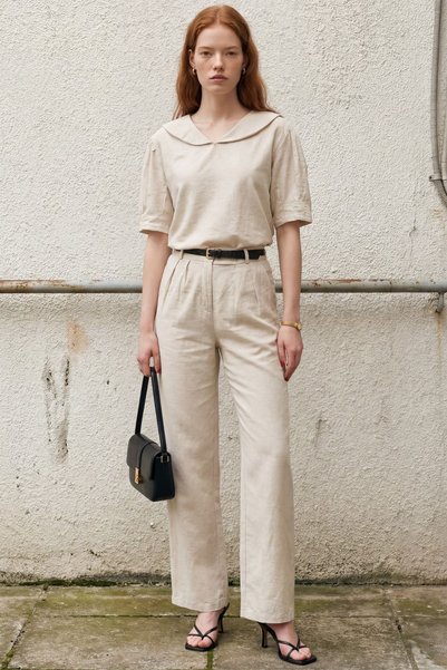 My Fashion Shawl Collar Buttoned Two-Piece Suit