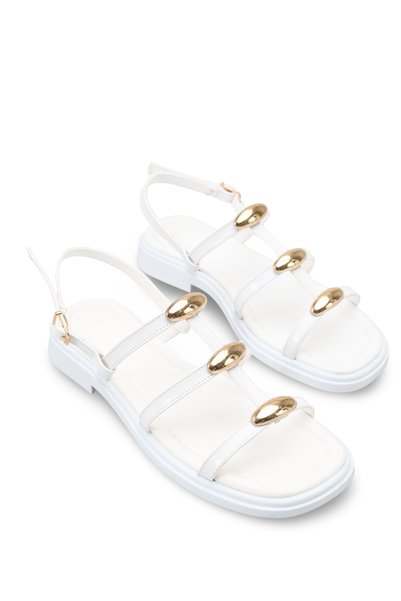Luna Viven Women's Sandals 00121003 White Rustic
