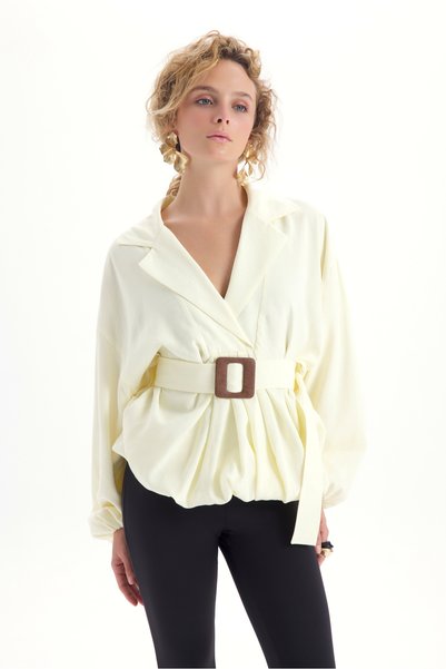 Forteza Balon Cut Yellow Jacket Shirt