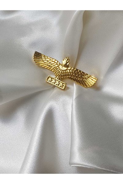 Special Series Gold Eagle Figured Brooch – Symbol Design