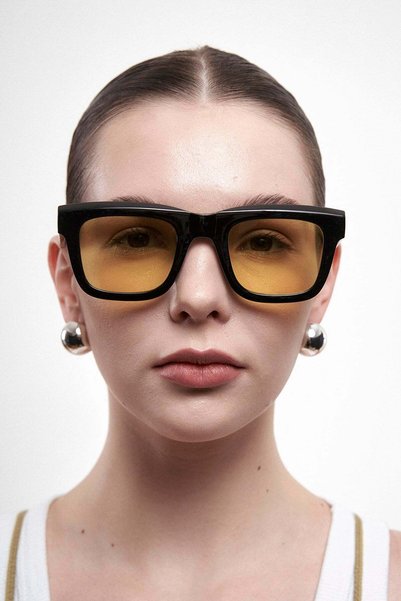 Velmor Black Yellow Cyclic Balance Glasses