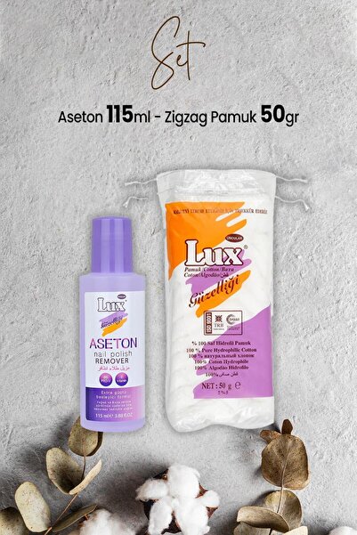 Ацетон 115 ml и цик-цак памук 50 g