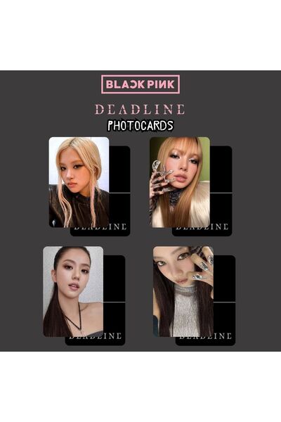 BLACKPINK '' Deadline '' Gray Ver. сет фотокартички