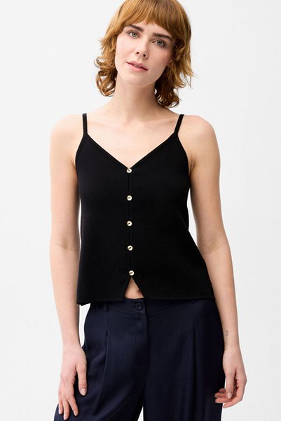 Knitwear Blouse with Rope Straps