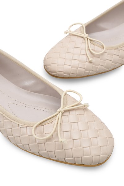Talitha Sola Orthopedic Women's Ballerinas 0012100 Beige Braided