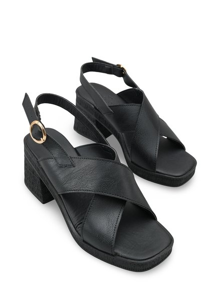 Selene Sola Women's Heeled Sandals 0012345 Black